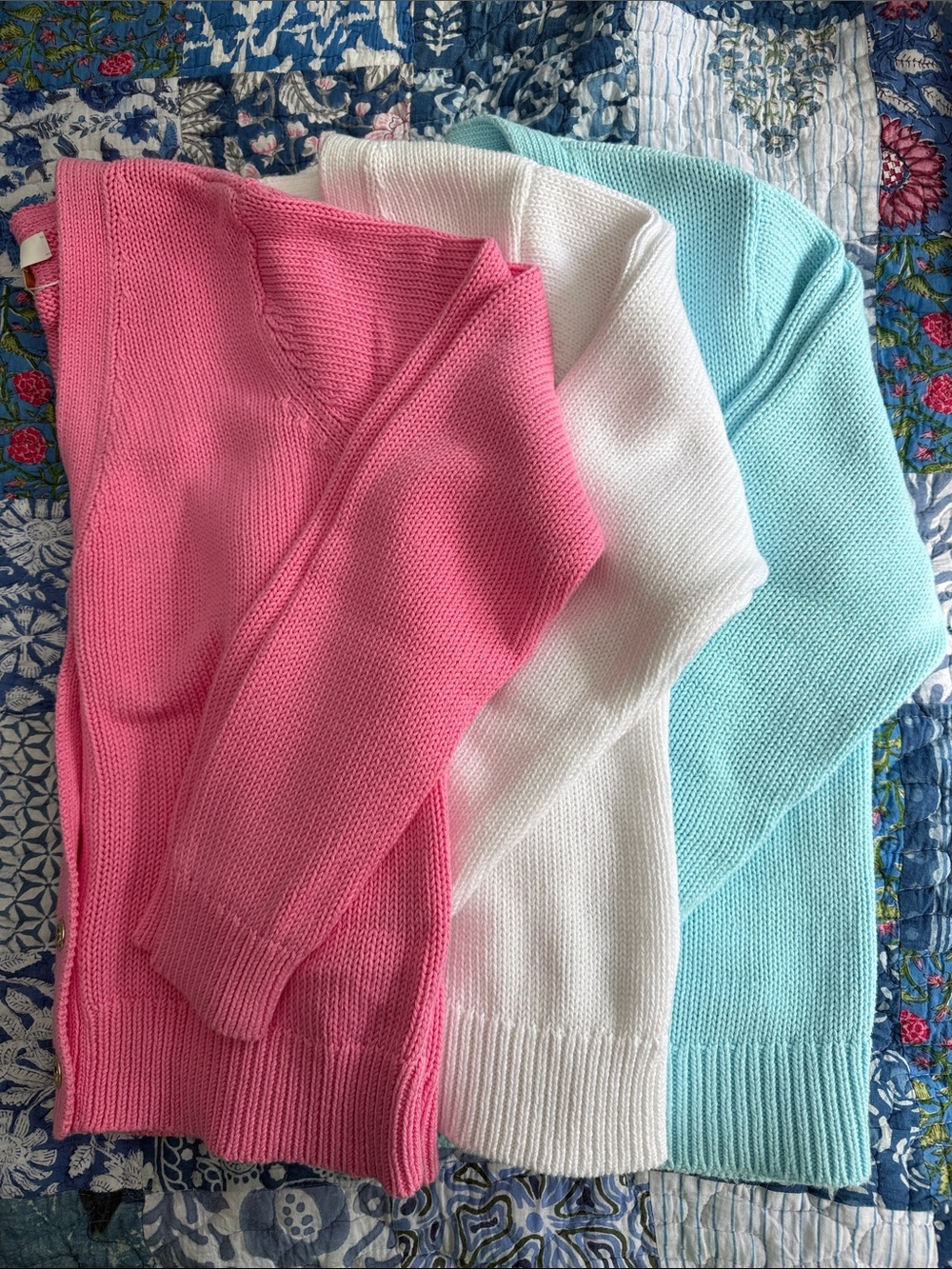 Lot of 3 Lilly Pulitzer Tippery Cardigans